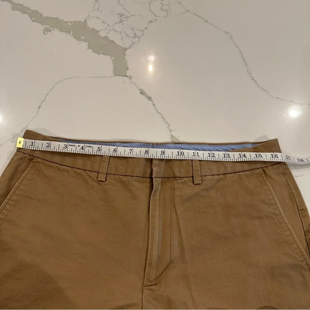 J. Crew Straight Leg Flat Front Khaki Chino Pants Casual Men’s 33 x 32